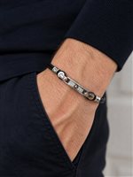 Bracelet Zancan Homme in Argent Cubic Zirconia EXB273R-N - EXB273R-N